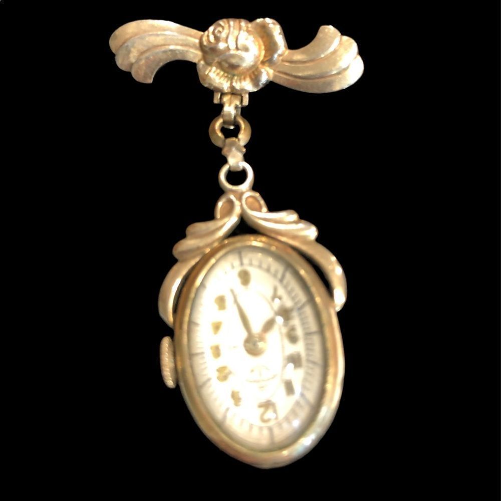 Vintage Normandie Brooch Watch 1930ish